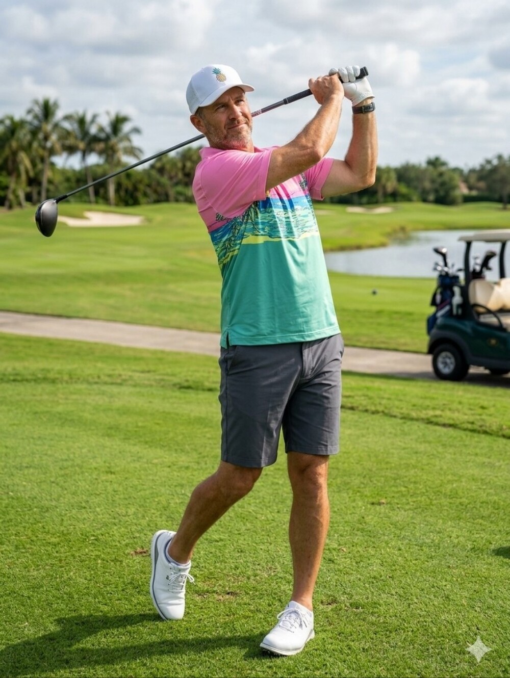 Men's performance golf polo Chubbies